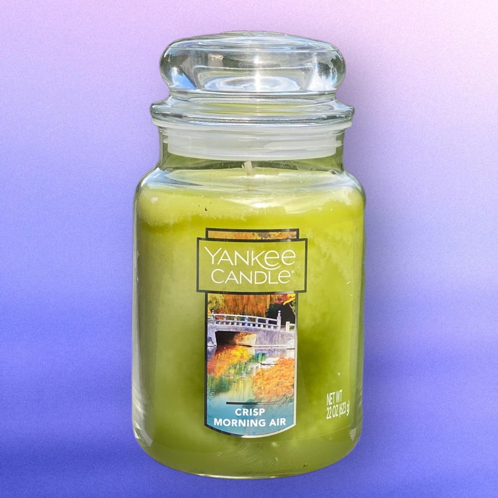 Yankee Candle Crisp Morning Air DISCONTINUED single wick long burn